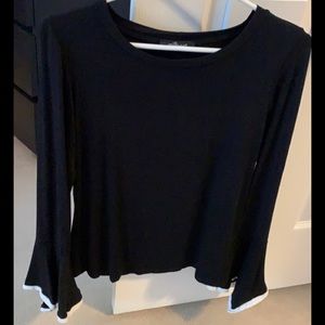 Like New** GILBERT Flattering Black Top